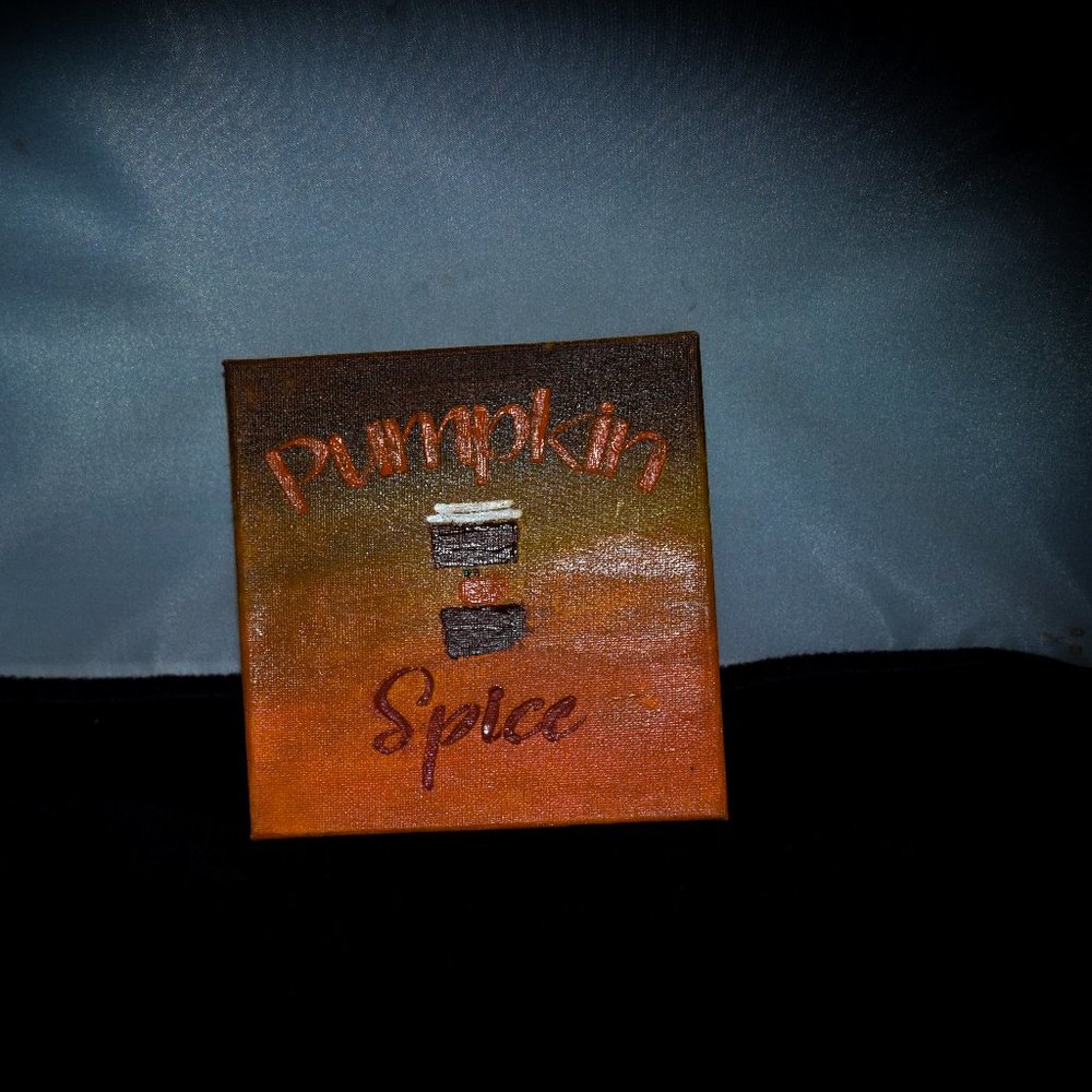 🍁Pumpkin Spice 6x6 canvas